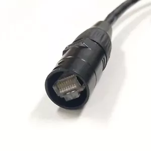 2x Taktisches Ethernet Stecker Gehäuse - Ethercon kompatibel - schwarz - Bild 1 von 3