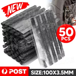 50pc Tyre Repair Plugs Car Tire Puncture Recovery Tyre Tubeless Seal Plugs Strip - Picture 1 of 9