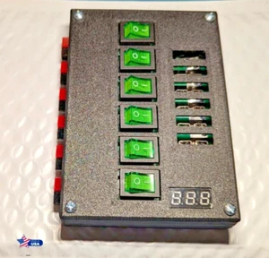 12V 45A With Anderson Powerpoles, Power Distribution 1 input-6 output, Rigrunner - Afbeelding 1 van 3