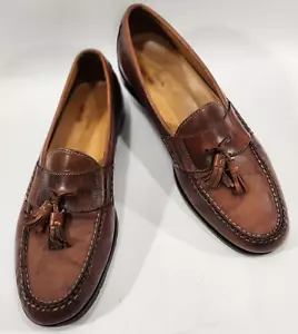 Scarpe mocassino uomo Cole Haan Air marrone 10,5 m pelle mocassino nappa slip on - Foto 1 di 15