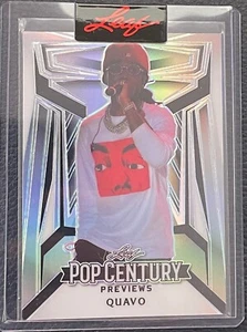 2023 Leaf Metal Pop Century Preview Quavo Rookie Card RC First CARD QTY - Picture 1 of 2