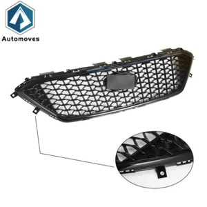 For 2015-2017 Hyundai Sonata Front Upper Grille Black W/O Radar Hole Mesh Style - Picture 1 of 6