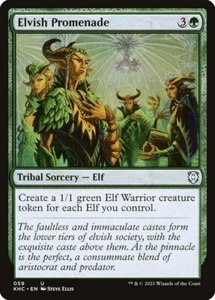 Magic The Gathering Elvish Promenade - Kaldheim Commander #059 - Imagen 1 de 1