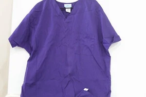 SB Unisex Scrub Set V-Ausschnitt Top (LARGE) & Kordelzug Hose Größe Medium - Bild 1 von 3