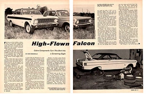 1964 FORD FALCON / COBRA COMPONETS  ~  ORIGINAL 4-PAGE ARTICLE / AD - Picture 1 of 1