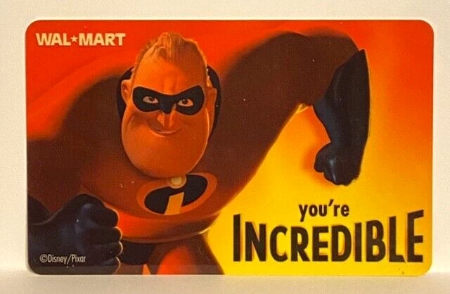 WalMart Disney Pixar The Incredibles You're Incredible 2006 Gift Card VL-1946 - Image 1 of 1