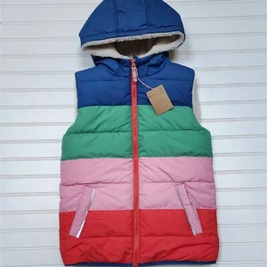 NWT Mini Boden Borg Mix Reversible Gilet Vest - Picture 1 of 7