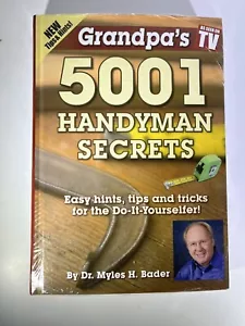 Grandpa's 5001 Handyman Secrets As Seen On TV BRAND NEW SEALED Myles H. Bader HC - Imagen 1 de 5