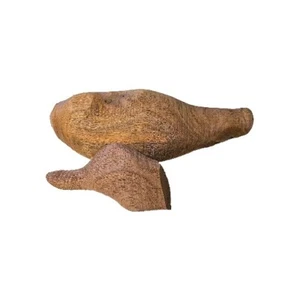 Geschnitzte Nussbaum Holz Ente Köder Kopf & Körper grob geschnitten unvollendet Kit  - Bild 1 von 9