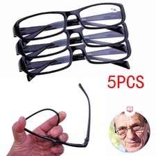 5Pcs Set Lesebrillen Lesebrille Brille Lesehilfe Schwarz Sehhilfe +1,5 +2,0 +2,5
