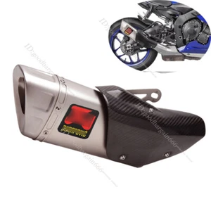 For Yamaha YZF R1 YZF R1M 2015-2025 Slip-on Muffler Pipe 55mm Exhaust Heat Guard - Picture 1 of 8