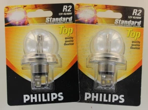Lampe 2 Birnen Philips R2 12V 45/40W Standard KFZ Traktor LKW - Bild 1 von 1