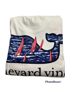 Vineyard Vines Men’s S/S Graphic Whale Pkt.Tee.White.Sz.L.NWT - Picture 1 of 6