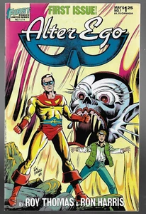 Alter Ego #1 1First Comics 1986 F+ Roy Thomas & Ron Harris - Imagen 1 de 2