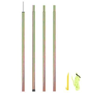 Sonnensegel Stange 200 cm Verzinkter Stahl - Bild 1 von 6