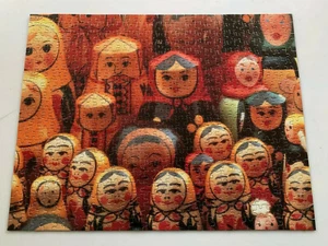 Golden Stacking Dolls 4729G-52 Jigsaw Puzzle Complete,Russian Nesting Matryoshka - Picture 1 of 3