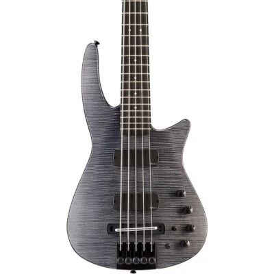 NS Design CR5 RADIUS Bass Guitar Charcoal Satin - Image 1 of 4