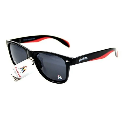 MIAMI MARLINS SUNGLASSES RETRO POLARIZED UNISEX & COMES WITH FREE POUCH Cover