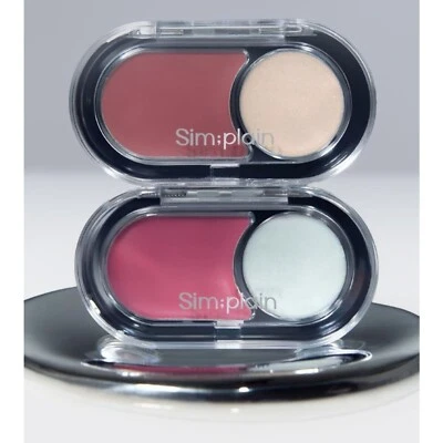 SIM;PLAIN Gleam On Balm 2.5g 2025 S/S 8colors Lip & Cheek, Highlighter K-Beauty - Image 1 of 4