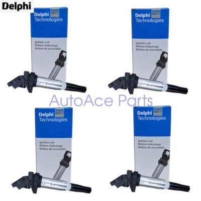 12137594937 OEM Delphi GN10328 4x Ignition Coils for MINI Cooper 1.6L L4 R55 R57 Foto 1 de 4