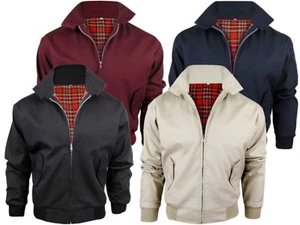 Mens Classic Jacket Up to 5XL Vintage Retro Bomber Mod Coat *LICK* - Picture 1 of 10