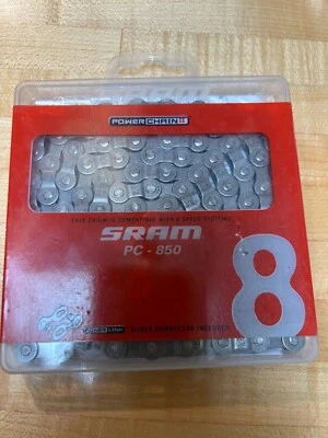 SRAM PC-850 678 Speed Chain Gray/Black with Powerlink - Image 1 of 2