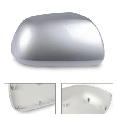 Tapa de espejo retrovisor lateral derecho cubierta pasajero plateada para Toyota Highlander 2008-2013 EE. UU. Foto 1 de 4