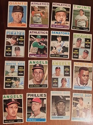 1964 Topps Autographed Baseball Cards - Image 1 of 3