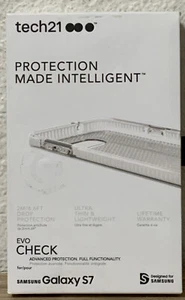 📀 Tech21 Samsung Galaxy S7 Evo Check Clear Case For iPhone Samsungs Galaxy - Picture 1 of 2