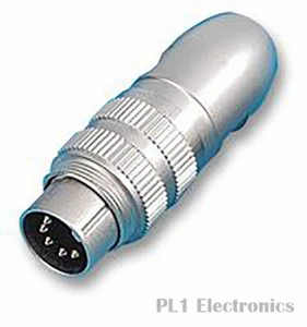 LUMBERG 0332 12 DIN Audio / Video Connector, Plug, 12, Cable Mount, Nylon - Picture 1 of 1