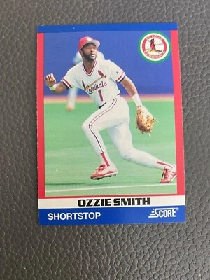 Ozzie Smith #18 Cardinals 1991 SCORE SUPER STAR Baseball Card - Image 1 of 2