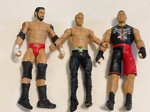WWE MATTEL LOT ~Brock Lesnar~Christian~Wade Barrett~Wrestling Action Figures - Picture 1 of 6