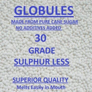 Globules Size 30 Grade Homeopathic 100% Purest  Sulphur free Pellets 450 gm; - Picture 1 of 3