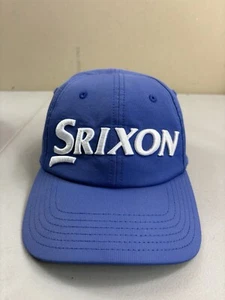 Srixon Golf Hat Performance Strap-back Ball Cap Style Royal Blue Raised Embroid - Picture 1 of 8
