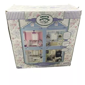 Jazwares LAURA ASHLEY 4 Room Dollhouse Kitchen Living 2 Bedrooms Accessories ** - Picture 1 of 24
