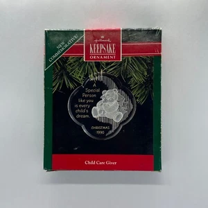 Vintage Christmas Hallmark Keepsake Ornament Child Care Giver 1990 Collectable - Picture 1 of 3