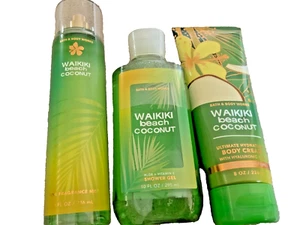 Waikiki Beach Coconut Mist, Crema, Gel de Ducha Todo Tamaño Completo - Imagen 1 de 1
