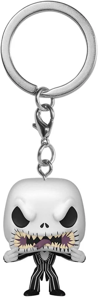 Funko Llavero: Pesadilla antes de Navidad - Jack (Aterrador Cara) Figura Vinilo - Imagen 1 de 1