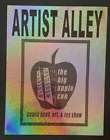 Sign for "Artist Alley" at "the big apple con"---comic book, art, & toy show