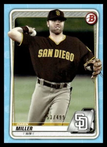 2020  Bowman #BP-102 Owen Miller Sky Blue /499 - Picture 1 of 2
