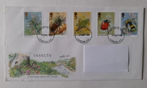 Royal Mail First Day Cover Insects 1985 London E.C. FDC - Picture 1 of 1