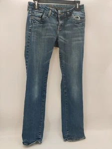 dElia's Morgan Damenjeans gerades Bein Größe 7/8 niedriger Bund mittlere Waschung - Bild 1 von 10