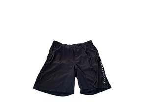 VTG Y2K Nike Livestrong Shorts Mens XL Black Dri-Fit Pockets Lance Armstrong - Picture 1 of 6