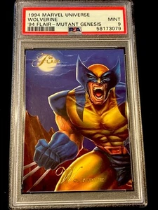 1994 Flair Marvel Universe - Wolverine Mutant Genesis - PSA 9 X-Men - Picture 1 of 2