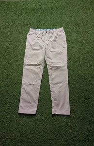 CHUBBIES Pants Mens XL Beige Regular Fit Stretch Comfort Drawstring Casual - Picture 1 of 9