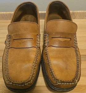 Retro adrette Größe 7,5 M Damen Bass Marlon Leder Halbschuhe hergestellt Brasilien Vintage bequem - Bild 1 von 11