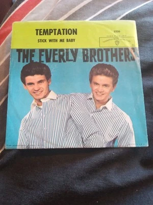 THE EVERLY BROTHERS TEMPTATION 1961 ORIGINAL USA 45 - Image 1 of 4