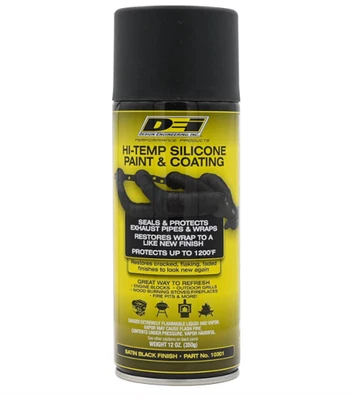 Design Engineering DEI Hi-Temp Silicone Coating Spray High Temp exhaust Wrap Sea