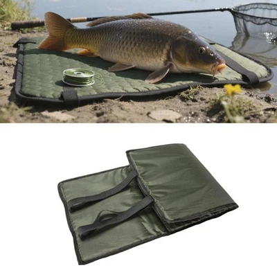 Fishing Unhooking Mat Portable Padded Fishing Gift Compact Landing Mat - Image 1 of 4