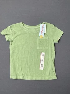 Cat & Jack girls Green Short Sleeve T-Shirt , size XS(4/5) - Picture 1 of 10
